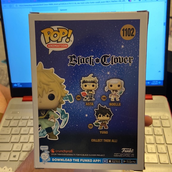 NM -Black Clover: Luck Voltia (AAA) Exclusive Funko PoP! - Picture 3 of 5